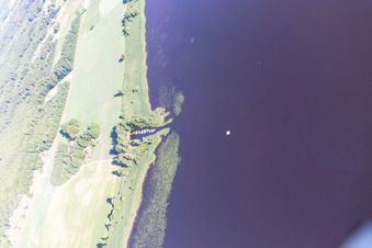 Torne dans le département Kronoberg, Suède d'un drone