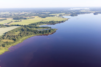 Hunna dans le département Kronoberg, Suède d'en haut