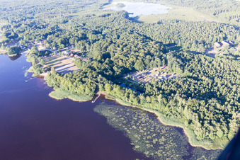 Torne dans le département Kronoberg, Suède hors des airs