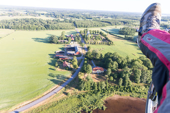 Skatelöv dans le département Kronoberg, Suède vue du ciel