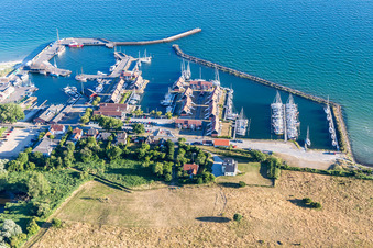 Borre dans le département Sjaelland, Danemark vue d'en haut