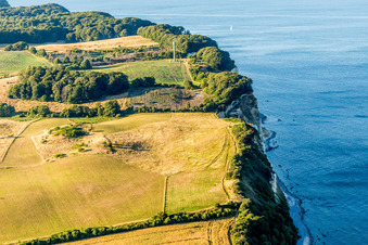 Vue oblique de Borre dans le département Sjaelland, Danemark