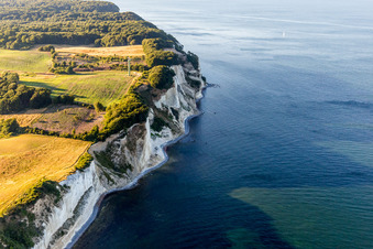 Vue d'oiseau de Borre dans le département Sjaelland, Danemark