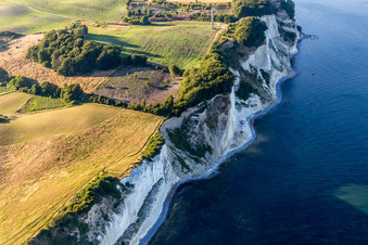 Enregistrement par drone de Borre dans le département Sjaelland, Danemark