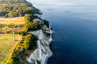 Photographie aérienne de Borre dans le département Sjaelland, Danemark