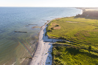 Borre dans le département Sjaelland, Danemark d'un drone