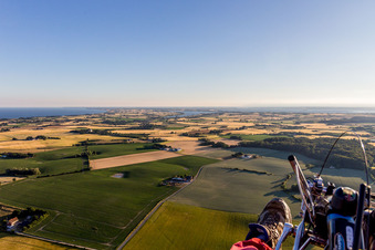 Borre dans le département Sjaelland, Danemark vue d'en haut