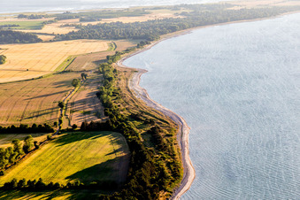 Stege dans le département Sjaelland, Danemark hors des airs