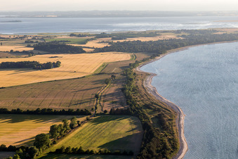 Stege dans le département Sjaelland, Danemark vue d'en haut
