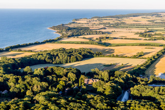 Stege dans le département Sjaelland, Danemark vue du ciel