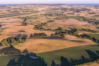 Stege dans le département Sjaelland, Danemark d'un drone