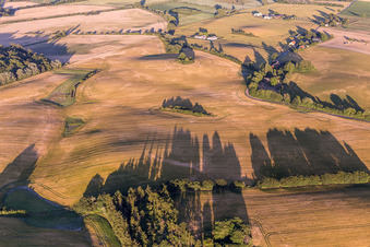 Borre dans le département Sjaelland, Danemark depuis l'avion