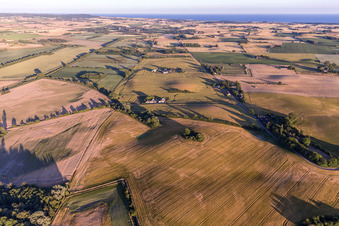 Borre dans le département Sjaelland, Danemark vue du ciel