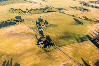 Image drone de Borre dans le département Sjaelland, Danemark