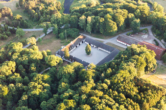 Borre dans le département Sjaelland, Danemark hors des airs