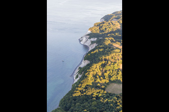 Vue d'oiseau de Borre dans le département Sjaelland, Danemark