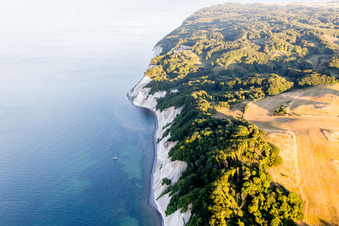 Enregistrement par drone de Borre dans le département Sjaelland, Danemark