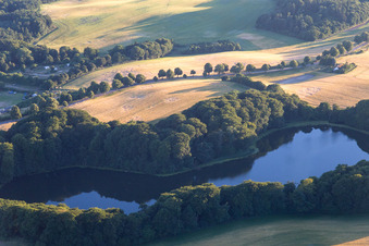 Borre dans le département Sjaelland, Danemark vue d'en haut