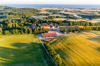Klintholm Mon (DK), Dieux de Klintholm à Borre dans le département Sjaelland, Danemark d'en haut