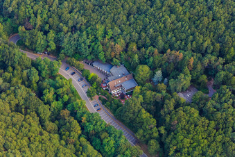 Vue aérienne de Hôtel-Restaurant "Das Waldhaus" à Maikammer dans le département Rhénanie-Palatinat, Allemagne
