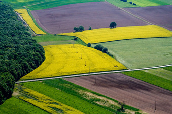 Ernolsheim-lès-Saverne dans le département Bas Rhin, France hors des airs