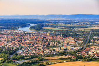 Photographie aérienne de Vue de la ville depuis le sud-ouest à Speyer dans le département Rhénanie-Palatinat, Allemagne