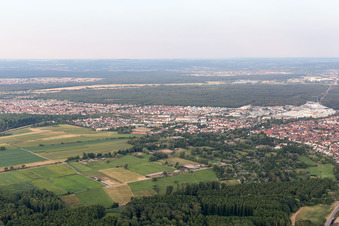 Quartier Graben in Graben-Neudorf dans le département Bade-Wurtemberg, Allemagne d'un drone