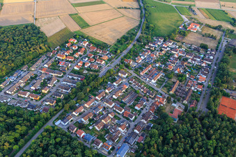 Photographie aérienne de Quartier de Waldbrücke à Weingarten dans le département Bade-Wurtemberg, Allemagne