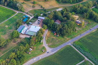 Vue aérienne de Domaine de Werrabronn à Weingarten dans le département Bade-Wurtemberg, Allemagne