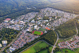 Vue aérienne de Quartier de Dorschberg à Wörth am Rhein dans le département Rhénanie-Palatinat, Allemagne