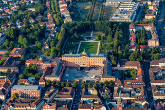 Vue aérienne de Résidence Palace à Rastatt dans le département Bade-Wurtemberg, Allemagne