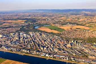 Image drone de Quartier BASF in Ludwigshafen am Rhein dans le département Rhénanie-Palatinat, Allemagne