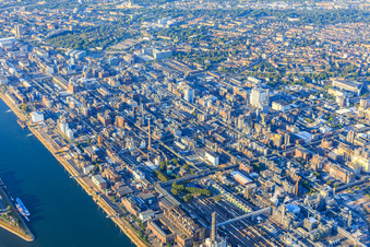 Image drone de Quartier BASF in Ludwigshafen am Rhein dans le département Rhénanie-Palatinat, Allemagne