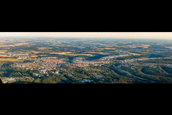 Photographie aérienne de Panorama à Lemberg dans le département Rhénanie-Palatinat, Allemagne