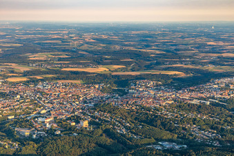 Pirmasens dans le département Rhénanie-Palatinat, Allemagne vue du ciel