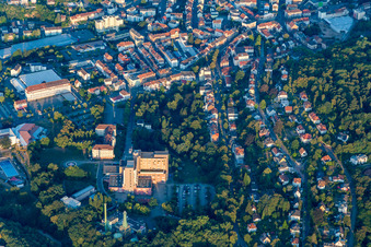 Pirmasens dans le département Rhénanie-Palatinat, Allemagne du point de vue du drone