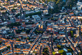 Vue aérienne de Saint-Pirmin à Pirmasens dans le département Rhénanie-Palatinat, Allemagne