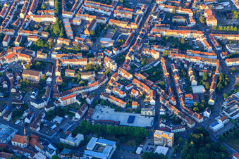 Vue aérienne de Kreuzgasse x Fröhnstr à Pirmasens dans le département Rhénanie-Palatinat, Allemagne