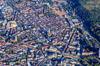 Vue aérienne de Pariser Straße du K à Lautern via Apostelkirche jusqu'à Kottenschanze à Kaiserslautern dans le département Rhénanie-Palatinat, Allemagne