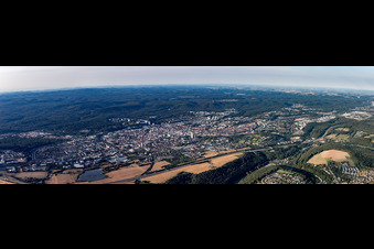 Vue aérienne de Panorama à Kaiserslautern dans le département Rhénanie-Palatinat, Allemagne
