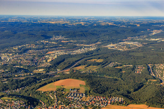 Kaiserslautern dans le département Rhénanie-Palatinat, Allemagne d'un drone
