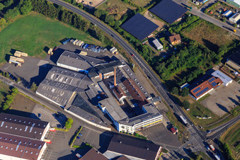 Vue aérienne de Ancienne maçonne de pneus vK-Object Eleonore E. von Kostelac à Meisenheim dans le département Rhénanie-Palatinat, Allemagne