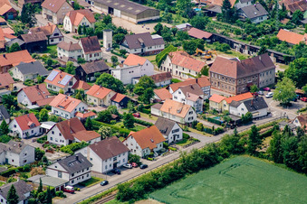 Vue aérienne de Jahnstr à Barbelroth dans le département Rhénanie-Palatinat, Allemagne