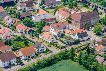 Vue aérienne de Jahnstr à Barbelroth dans le département Rhénanie-Palatinat, Allemagne
