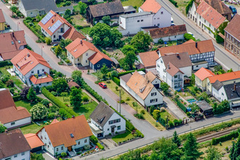Vue aérienne de Au Schützenpl à Barbelroth dans le département Rhénanie-Palatinat, Allemagne