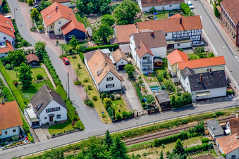 Vue aérienne de Au Schützenpl à Barbelroth dans le département Rhénanie-Palatinat, Allemagne