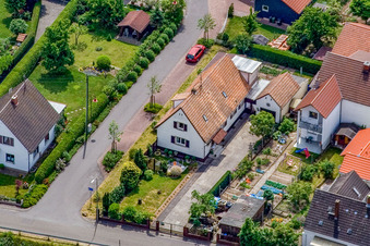 Au Schützenpl à Barbelroth dans le département Rhénanie-Palatinat, Allemagne d'en haut