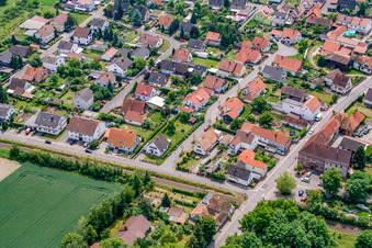 Vue oblique de Jahnstr à Barbelroth dans le département Rhénanie-Palatinat, Allemagne