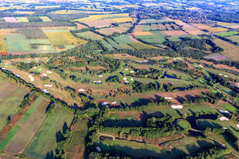 Terrains des parcours de golf Green Eagle (Luhe) à le quartier Luhdorf in Winsen dans le département Basse-Saxe, Allemagne vue du ciel
