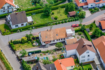 Jahnstr à Barbelroth dans le département Rhénanie-Palatinat, Allemagne hors des airs